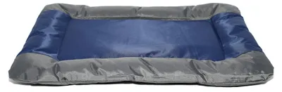 Image de Tapis imperméable pour chiens et chats, couleur bleue, dimensions 55x38 cm, en polyester