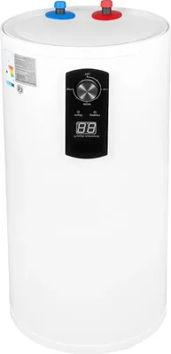 Produktbild von Elektrischer Wasserheizer, 50L Kapazität, 2000W Leistung, vertikales Design, Temperaturbereich 25-75°C, Edelstahl- und Emaille-Material