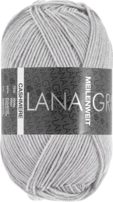Produktbild von Lana Grossa Meilenweit 50 Cashmere 035 Silbergrau 50g