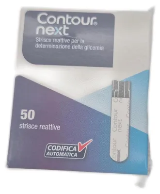 Produktbild von Contour Next Teststreifen Blutzuckermessung Diabetes 50 Teststäbchen Messhilfe