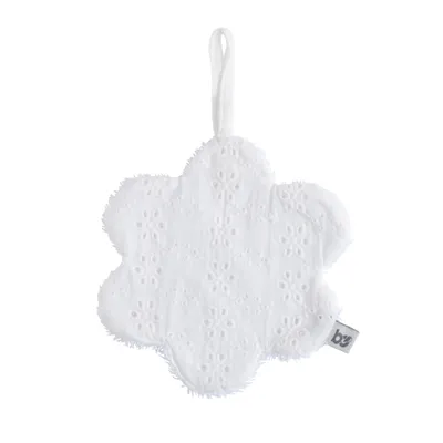 Produktbild von Baby's Only Schnullertuch Blume Calm - Weiß