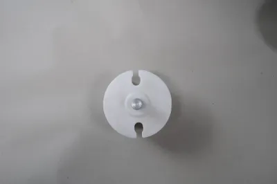 Produktbild von Leudus Markisenzubehör & Ersatzteile Markisenkapsel Wellenkapsel eckige & runde Tuchrollen-Achse (runde Tuchrollen-Achse, 60mm, weiß)