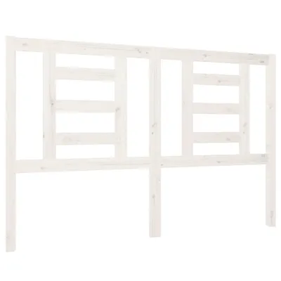 Immagine prodotto di vidaXL Testiera bianca 146x4x100 cm in legno di pino massiccio