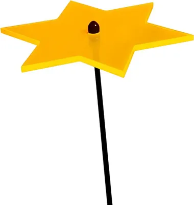 Produktbild von Lichtzauber Stern Magic, 30 cm, orange