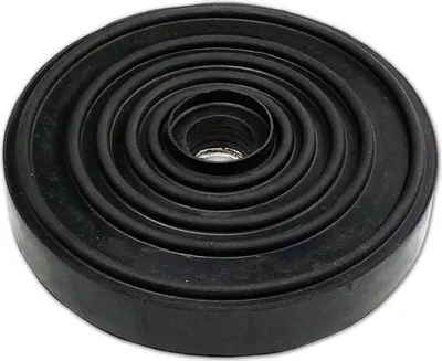 Image de Support en caoutchouc Vissable 110mm Cric pneumatique Hauteur de levage GSP Cric de manœuvre