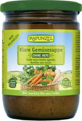 Obrázok produktu pre Rapunzel - číra zeleninová polievka, bez kvasníc - 300g