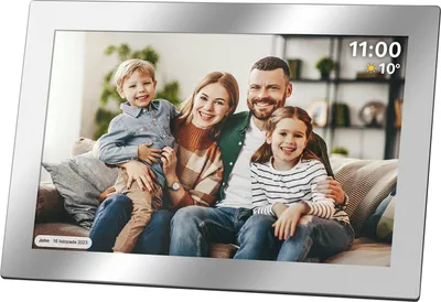 Zdjęcie produktu dla Cyfrowa ramka Kruger&Matz na zdjęcia FRAMEO Wi-Fi 10,1" wysoka jakość panel lustrzana
