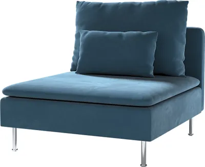Produktbild von Dekoria Bezug für Söderhamn Sitzelement 1, blau, Bezug für Sitzelement 1