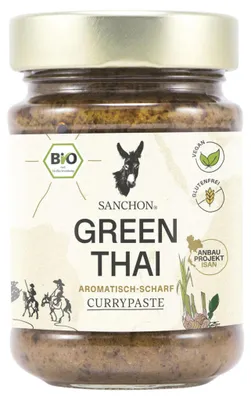 Produktbild von Sanchon Bio Thai Currypaste grün 6x190g