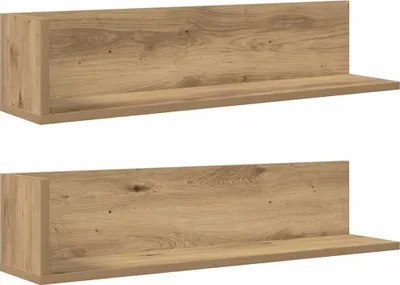 Produktbild von Wandregale 2 Stk. Artisan-Eiche 75x16,5x16,5 cm Holzwerkstoff