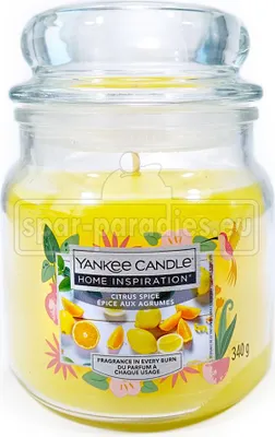 Produktbild von Yankee Candle Duftkerze Medium Citrus Spice, 340 g