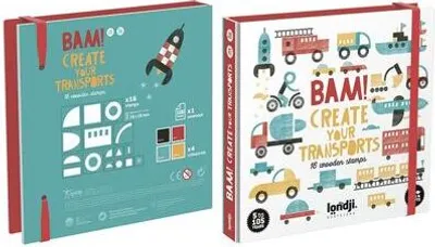 Produktbild von Kreatives Stempelspiel „Verkehrsmittel“, Londji