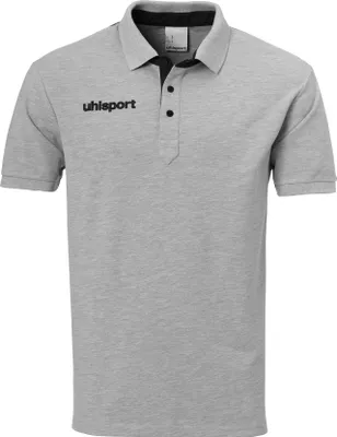Produktbild von Uhlsport ESSENTIAL PRIME POLO SHIRT 3XL grau melange/schwarz