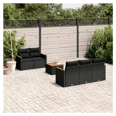 Produktbild von Ecklounge für den Balkon mit Stauraum, Gartenlounge, Rattan Sofa, Outdoor Sitzecke, Balkonmöbel