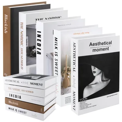 Image de 5 livres décoratifs pour la décoration intérieure