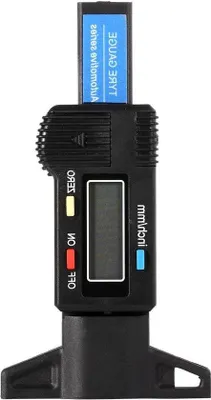 Zdjęcie produktu dla Miernik LCD do opon ciężarówek – zakres pomiarowy 0–254 mm – miernik grubości opon – tester opon ciężarówek