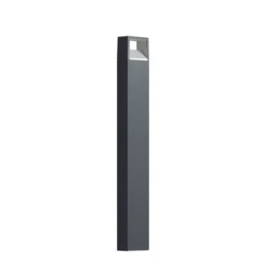 Image de Borne Extérieure Ges1152 Led 9W Cct Interrupteur 3000K/4000K/6500K Ip54 Anthracite - Gealuce