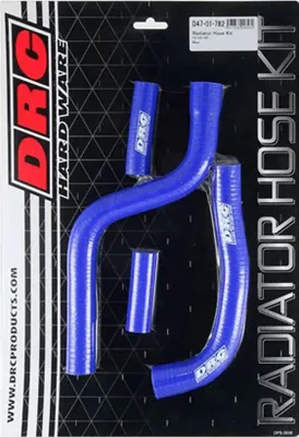 Zdjęcie produktu dla Drc Yamaha Yz 125 05-20/x 17-20 Zestaw węży chłodnicy 4 sztuki Niebieski Niebieski Jeden rozmiar