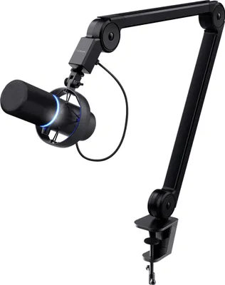 Produktbild von Trust Gaming GXT 255+ Onyx Professionelles Mikrofon mit Arm, Nierencharakteristik, Popfilter, USB, LED, für Aufnahme, Streaming, Podcast, Broadcasting - Schwarz