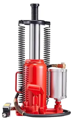 Productafbeelding van Hydraulische flessenheffer, draagvermogen 20 ton, efficiënt hefmechanisme, rood