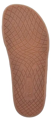 Produktbild von Rieker Damen Pantolette mit dekorativer Schnalle und Plateausohle V4053, Größe:38 EU, Farbe:Silber