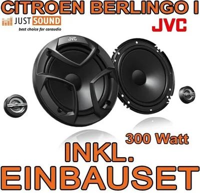 Produktbild von Citroen Berlingo I - Lautsprecher - JVC CS-JS600 - 16,5cm Einbauset