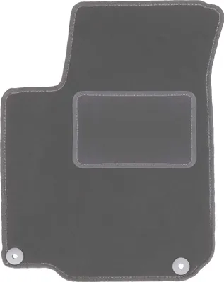 Produktbild von Fahrerfußmatte Velours graphit passend für Seat Toledo II (1998-2004, Limousine) – mit Befestigungen – passgenau