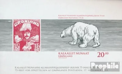 Produktbild von Briefmarken Dänemark - Grönland 2013 Mi Block63B (kompl.Ausg.) postfrisch Eisbär