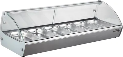 Immagine prodotto di Vetrina riscaldata Combisteel per 6 contenitori GN da 1/3