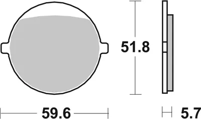 Produktbild von sbs Bremsbeläge Satz 699HF