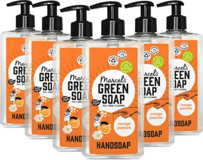 Produktbild von MARCEL'S GREEN SOAP Handseife Orange & Jasmin 500ml x 6 Multipack