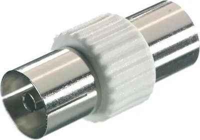 Produktbild von VIVanco™Hochwertige Koaxial Doppelbuchse, Adapter zum Koppeln von zwei Koaxial-Steckern, stabile Verbindung, langlebiges Design