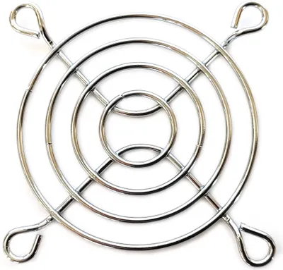 Produktbild von Lüftergitter für 60 x 60mm Lüfter Schutzgitter Metall Abdeckung Fingerschutz