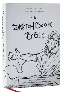 Obrázok produktu pre The Sketchbook Bible: The Complete Bible with Hundreds of Illustrations (NKJV, Hardcover, Red Letter, Comfort Print)