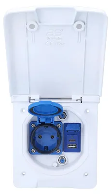 Produktbild von as - Schwabe Wohnwagen Vorzeltsteckdose mit USB-C & USB-A