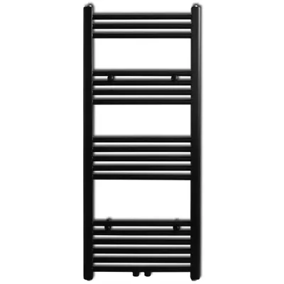 Immagine prodotto di Radiatore Centrale Portasciugamano Dritto Nero 500 x 1160 mm