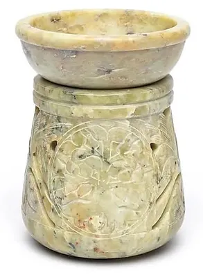 Obrázek produktu pro Olejový hořák Tree Of Life Soapstone - 10x7,5 cm