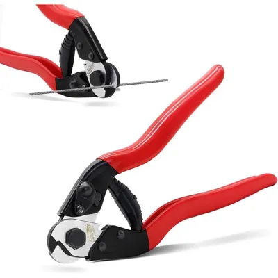 Produktbild von Drahtseilschneider 19cm Edelstahl Hochleistungs-Kabelschneider für bis zu 3/16" Draht