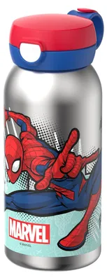 Isolierflasche 500 ml mit Flipdop, Spiderman-Design