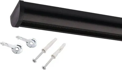 Obrázek produktu pro Hliníkový obklad stěn, 170 cm, černý