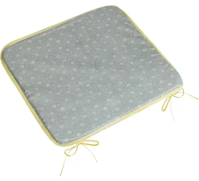Produktbild von Sitzkissen Adele uni - 40x40 cm - Grau,Weiß