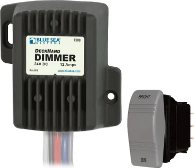 Zdjęcie produktu dla Ściemniacz BSS 12 A, 24 V z przełącznikiem (wł.)–wył.–(wł.)