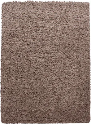 Image de Tapis à poils longs avec motif uni tissé UNI L
