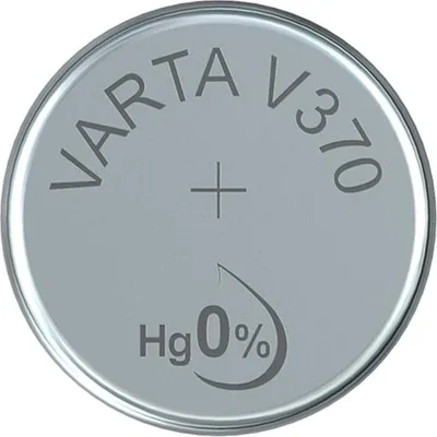 Obrázek produktu pro Varta -V370, Baterie na jedno použití, SR69, Oxid stříbrný, 1,55 V, 1 kusů, 30 mAh