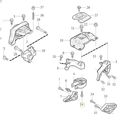 Produktbild von VOLVO S60 V70 XC70 Motorschlittenschraube OE, Original & Neu vom autorisierten Händler