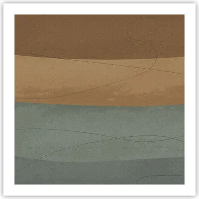 Produktbild von Poster - Poster ohne Rahmen - Abstraktion Gold Grün - 60x60 cm - Wand Bild - Wanddeko - Wandbilder - Kunstposter - Wandposter - Bilder - Kunstdruck - Wanddekoration - Wandbild - P2XAC60x60-4213