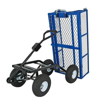 Immagine prodotto di Carrello da trasporto inclinabile per giardino GW4 Carrello da giardino/attrezzature 180 kg