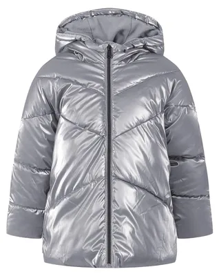Immagine prodotto di Minoti - Piumino per bambina, cappuccio in Pelliccia sintetica MN444 (98) (grigio)