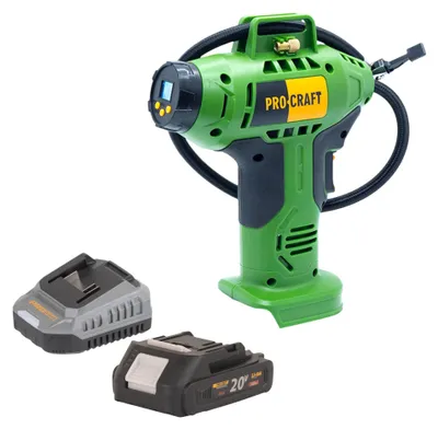 Produktbild von Procraft LK20 Akku Kompressor 20 V 11 bar + 1x Akku 2,0 Ah + Ladegerät