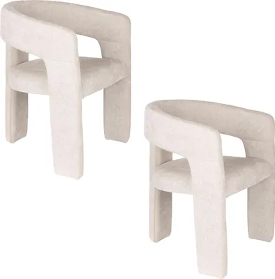 Produktbild von Housecraft Living Valentin Esszimmerstuhl mit Armlehne Beige - 2 er Set
